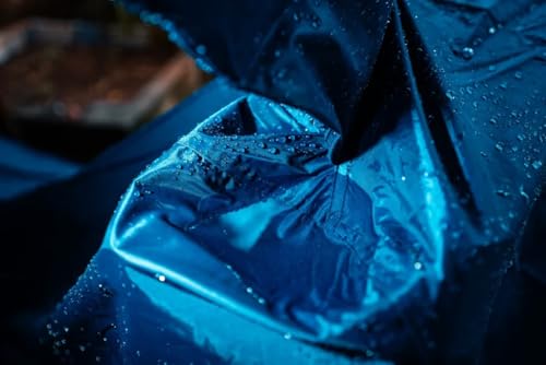 Image of Raida RainPro Bike Cover for RE Continental GT 650 (Navy Blue) Waterproof | Dustproof | with Mirror Pockets
