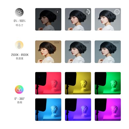 NEEWER RGB168 RGBビデオライト の商品画像 4