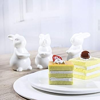 Amazon｜YBK Tech 北欧の風 ウサギ ケーキディスプレイスタンド