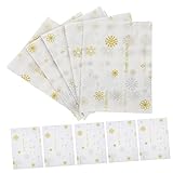 OUNONA 500 Hojas Papel Envoltorio para y Turrones Navidad Papel para Envolver Bombones y Galletas para Fiestas y Celebraciones