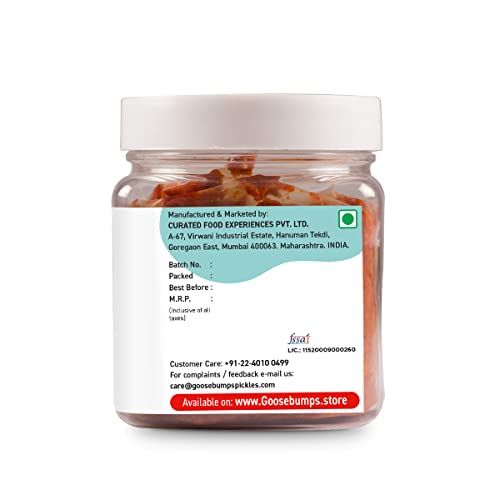 Goosebumps Pickles Pineapple Pepper Pickle | Ananus ka aachar | Exotic Indian Fruit Pickles | Innovative Pickles | Pickled Fruits | Less Oil Achar, 250 g (Pack of 1)