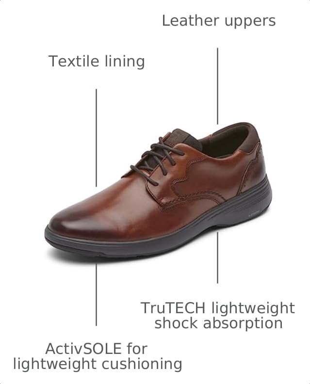 Image of Rockport Men's Noah Plain Toe