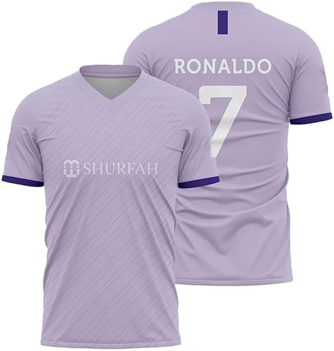 RJM Al_Nasser Football Away Jersey Tshirt 2024/2025 (Men,Kids,Boys)(Medium 38,Multicolor-17)
