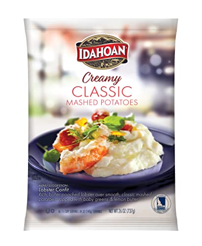 Idahoan® Creamy Classic Mashed Potatoes, 26 oz. Pouches (Pack of ...