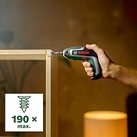 Bosch Akkuschrauber IXO (7. Generation; 3,6V; 2,0Ah; 5,5Nm; mit Mikro-USB-Kabel; kompatibel mit IXO-Collection-Aufsätzen; schraubt bis zu 190 Schrauben; in Aufbewahrungsbox) – Ansicht 4