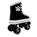 Kingdom GB Patines de Lona HI-PE de Cuatro Ruedas (Negro, 32 EU)