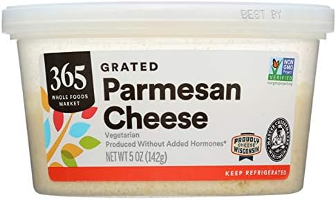 365 by Whole Foods Market, Parmesan Grated, 5 Ounce