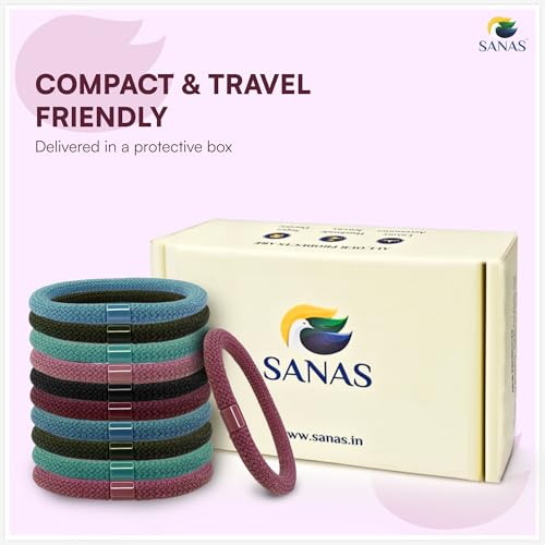 Image of Sanas Hair Rubber Band For Girls (10Pcs) Rubber Band For Hair Ties For Women Stylish Useful Gifts For Woman Rubber Bands For Hair Accessories For Women Stylish Hair Tie (10Pcs) (Pastel Multicolours)