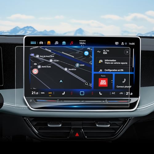 WEIPIN 9H Schutzfolie für VW ID.3 ID.4 ID.5 ID.Buzz 2024 2025 2026 12,9-Zoll Navigation Schutzfolie Universell für VW ID3 ID4 12.9