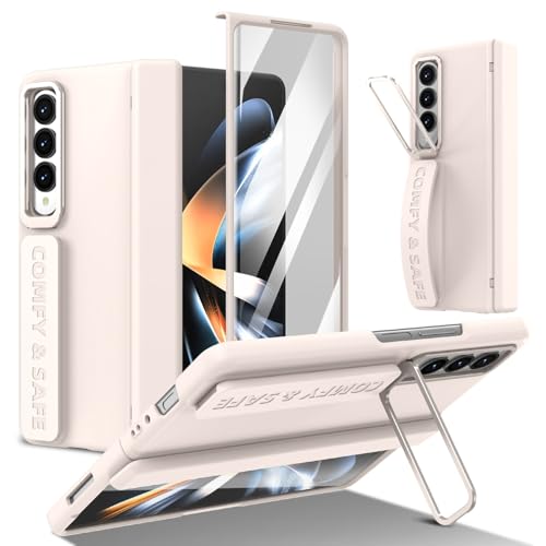 Coque robuste Galaxy Z Fold 3 blanc avec béquille dissimulée