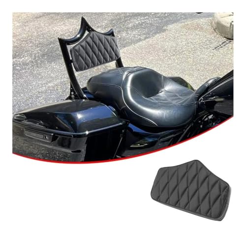 Coussin dossier moto noir pour Bobber et Chopper améliorant le confort