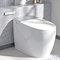 LEIVI Smart Toilet with Built-in Bidet Seat, Foam Shield, Tankless Toilet with Auto Lid Opening, Closing and Flushing, Heated Seat, Digital Display, Remote Control, Elongated