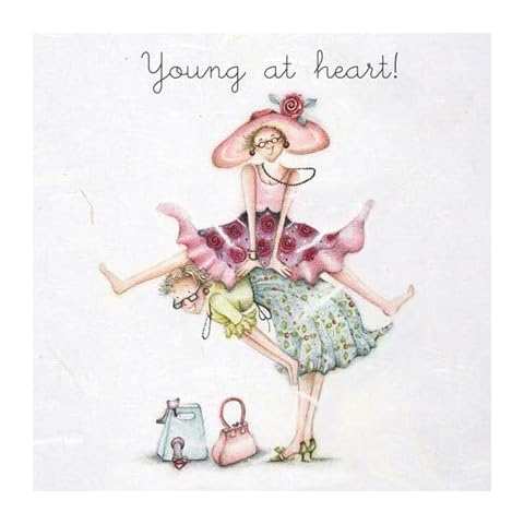 Ladies who Love Life Greeting Card (BP-LL185) - Blank/Birthday - Young at Heart! - From the Range Cover