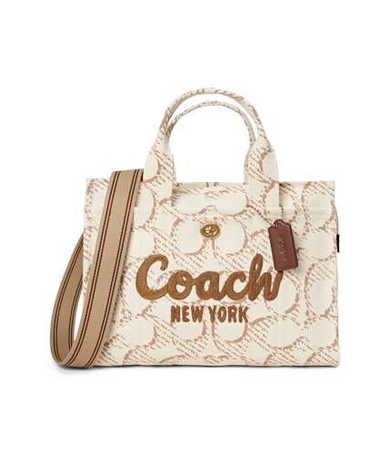 Coach Cargo Tote Bag with Signature Canvas, B4/Natural Multi