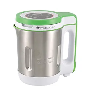Wonderchef Automatic Soup Maker | 1.0 Litre | 800 Watts Heater | SS Blades & Bowl (Jug) | Soup in just 20