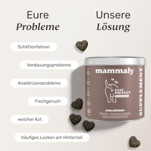 mammaly Easy Squeezy® Analdrüsen-Komplex für Hunde (60 Snacks) – Ansicht 2
