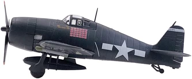 Miniatura 3 de Adorno de regalo de la batalla de la Segunda Guerra Mundial de la Segunda Guerra Mundial de los Estados Unidos F6F Hellcat Fighter Diecast Metal