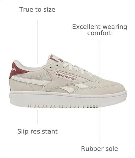 Image of Reebok Club C Double Revenge Platform Tennis Shoes for Women, Fashion Womens Sneakers