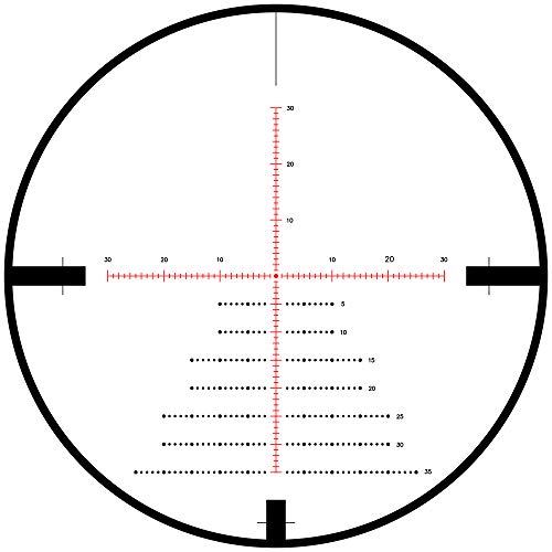 Sniper VT4.7-29x56 FFP 35MM Scope First Focal Plane Riflescope with Red/Green/Blue Illuminated Reticle