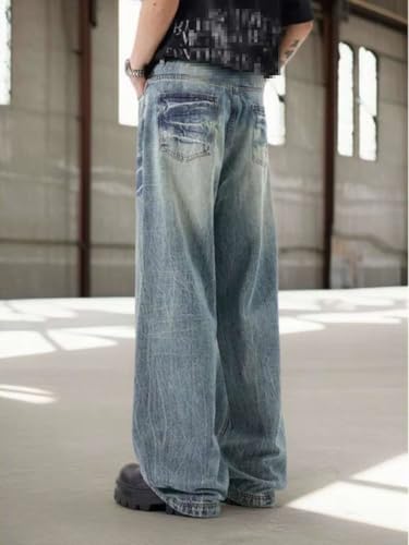 European and American Loose Wide-Leg Jeans3