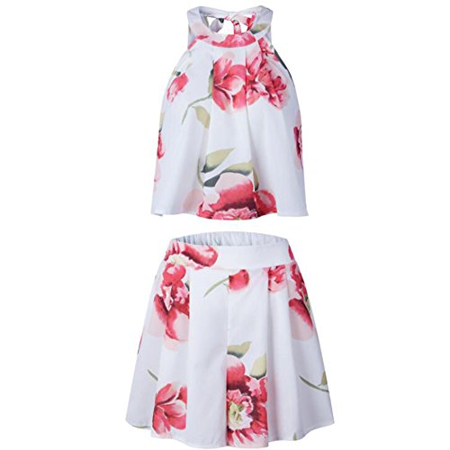 Sentao Donne Moda Camicetta Floreale Stampato