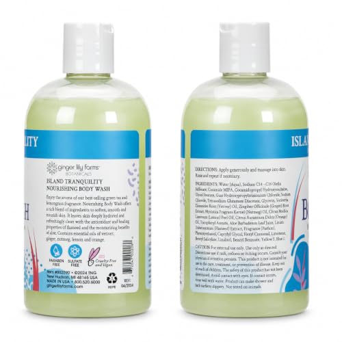 Image of Ginger Lily Farms Botanicals Body Wash, 12oz /6pk, Island Tranquility