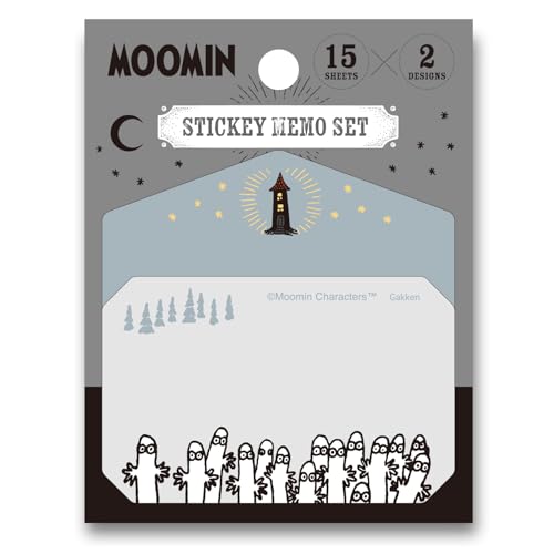 学研ステイフル ムーミン 付箋セット アウトドア グレー AM04865