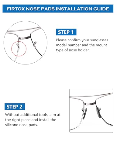 Image of 4 Pairs Replacement Nosepieces Nose Pads for Ray-Ban Aviator RB3025 RB3026 RB3044 RB3261 RB3483 Clubmaster RB3016 Sunglass
