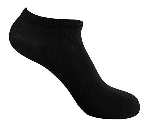 Image of Rambutan Comfort Seam Bamboo Ankle Socks - Soft Socks for School & Daily Wear, Youth & Adult Sizes (3 Pack)