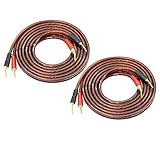 El cable de altavoz con tipo pin es un cable de conexión bidireccional para equipos de audio. El cable de altavoz permite conectar un altavoz o amplificador con la salida tipo pin a través del cable de audio pin.