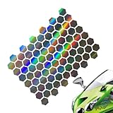 Reflektierende Fahrradaufkleber - PVC 20x14,5 cm wasserdichte...