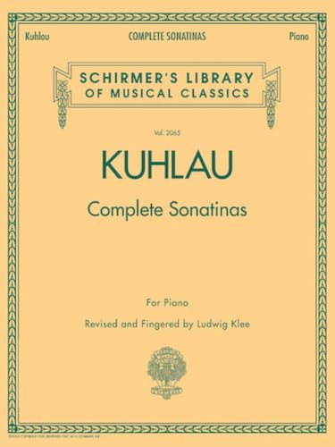 Kuhlau Complete Sonatinas for Piano | Intermediate Classical Piano Sheet Music Songbook for Students Teachers and Home Practice |Essential Sonatina ... (Schirmer's Library of Musical Classics) image 5