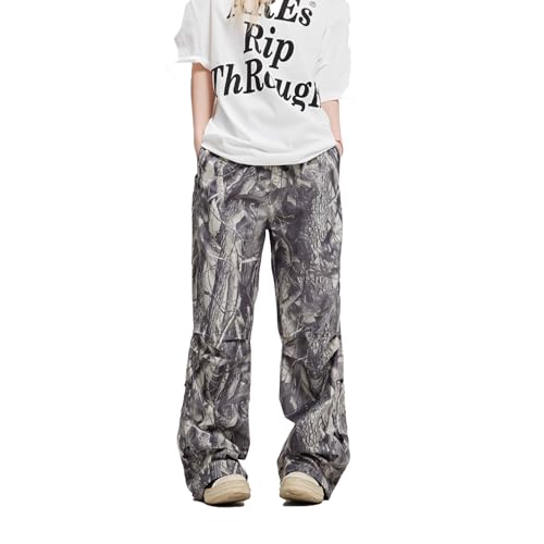 Amazon.com: Camouflage Loose Sweatpants Drawstring Casual