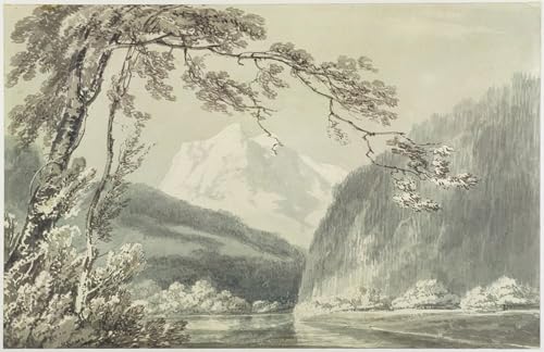 Impression d'affiches JMW Turner Grindelwald sur toile déco salon 60x90cm