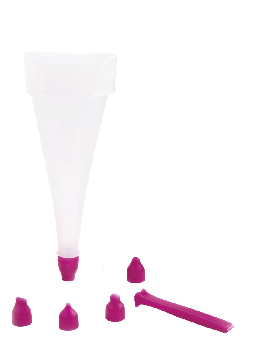 mastrad F45760 Kit Macaron Cœur Silicone Berry 33,5 x 5 x 20,9 cm
