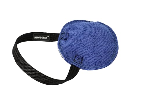 Dingo Gear Beißwurst,Berta'' mit 1 Griff #14cm Dicke 3 cm aus französischem Material (Nylcott) für Hundetraining IGP IPO Obedience Schutzhund Hundesport Blau S00091