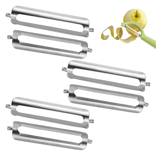 Für Tupperware SparschäLer SchäLer Ersatzklinge GemüSeschäLer Tupperware Klingen Für SparschäLer Tupper KartoffelschäLer Klinge Tupper SchäLfix Vegetable Peeler Edelstahl Vegetable Peeler (6)