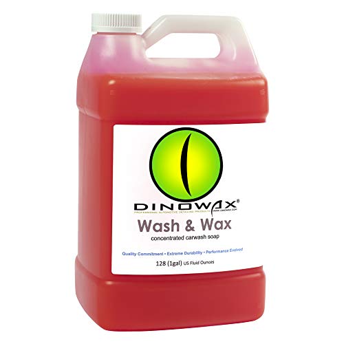 Dinowax - Wash and Wax Car Wash Concentrate Cleaner for Exterior Shine