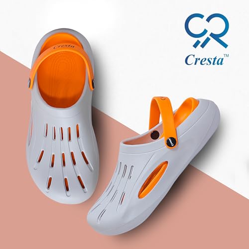 Image of CRESTA Kids Clogs Shoes for Boys & Girls Dailywear Comfortable, Lightweight Anti-Skid Indoor & Outdoor Sandals Clogs for Kids