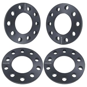 Jhueopqd 4-Pcs 1/2&Quot; Billet Wheel Spacers 5X4.5 5X114.3 Fits Forged -(Black) 1 41jym2zsb+l. sl500 . ss300