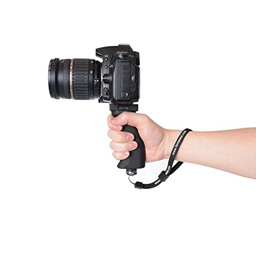Fantaseal Ergonomic Camera Grip Mount Compatible with Nikon Canon Sony DSLR Camera Camcorder+ GoPro Hero 8 7 6 5/4/3/Session Sony Garmin Virb SJCAM Action Camera Hand Grip Stabilizer Handle Holder