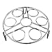 Produktbild meixiang Edelstahl Küche Gedämpft Eierträger, wasserdichte Ei Verdampft, Multifunktionale Haushalt Dampfnetz Rack Silber