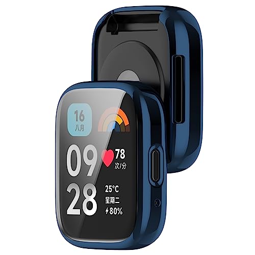 Tyogeephy Case Compatible with Redmi watch 3 active/watch 3/3 Lite, Screen Protector - Image 2