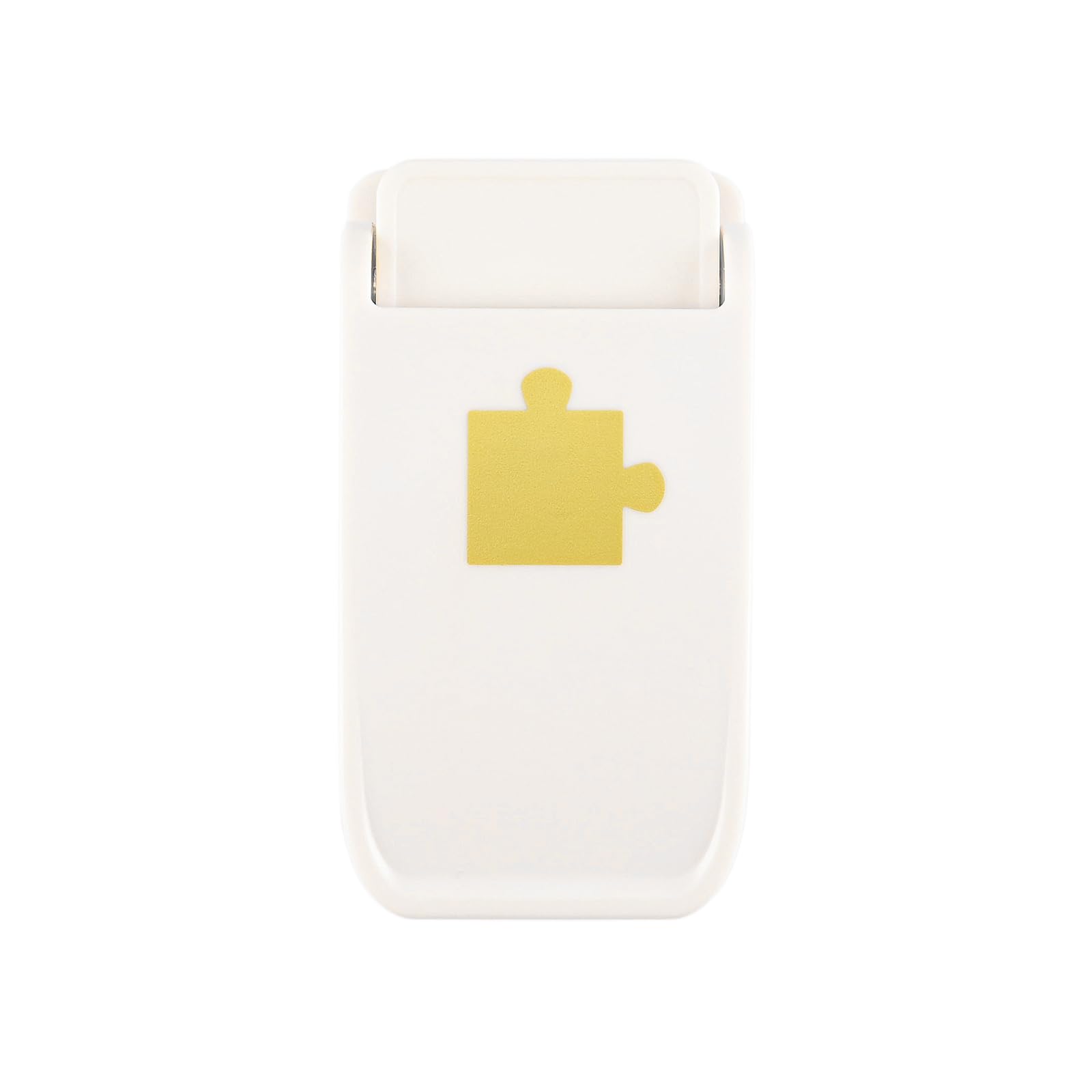 Vaessen Creative Heavy Duty Punch Puzzle Ø 1" (Ø 2.5 cm) -Hole Cutter for Thick Materials, Shrink Paper, Card Making, Scrapbooking and Crafting, White, ø2,5cm