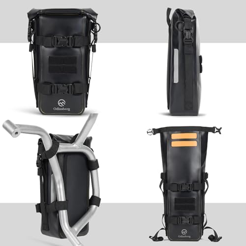 Odinsberg 3,5L wasserdichte Motorrad Hecktasche und Sturzbügel Tasche