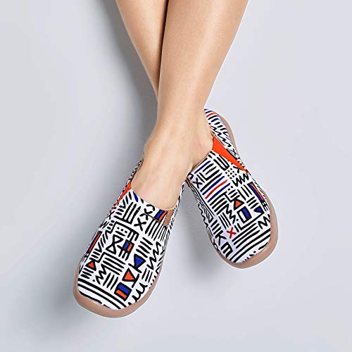 Image of UIN Women's Art Travel Shoes Slip On Casual Cozy Loafers Lightweight Comfort Fashion Sneaker Toledo Ⅰ