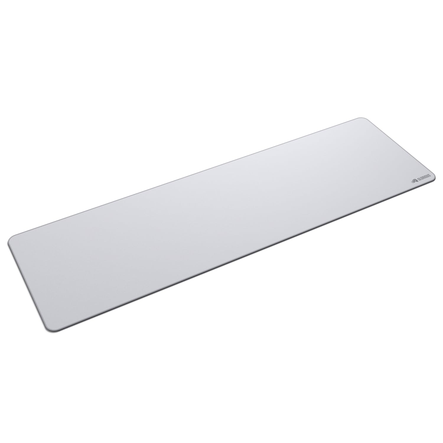 Glorious GMP 2 Cloth Gaming Mousepad Extended (White) | Spill Resistant Barrier, Precision Micro Weave Surface For Speed And Control, Low Profile Stitched Anti Fray Edges