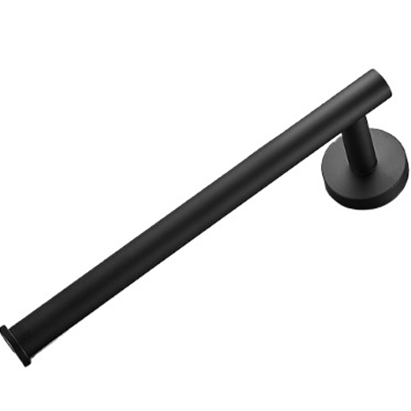Porte-serviettes noir en L antirouille pour ranger le linge de bain moderne