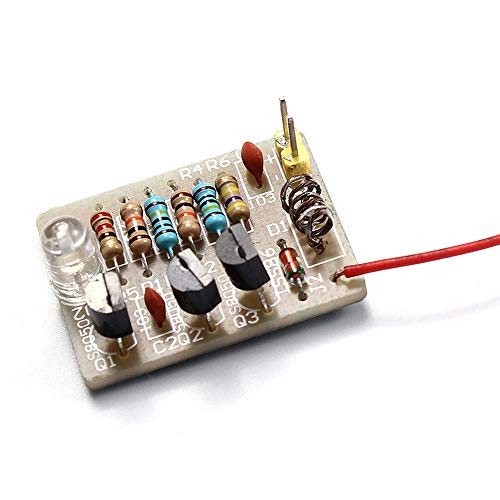 Electronic DIY Kit Mobile Phone Signal Flash Light DIY Kit 3-12V Radiation Power Do-it-Yourself