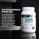 Transparent Labs Grass-Fed Whey Protein Isolate - Naturally Flavored, Gluten Free Whey Protein Powder with 28g of Protein per Serving & 9 Amino Acids - 30 Servings, Milk Chocolate - Image 4